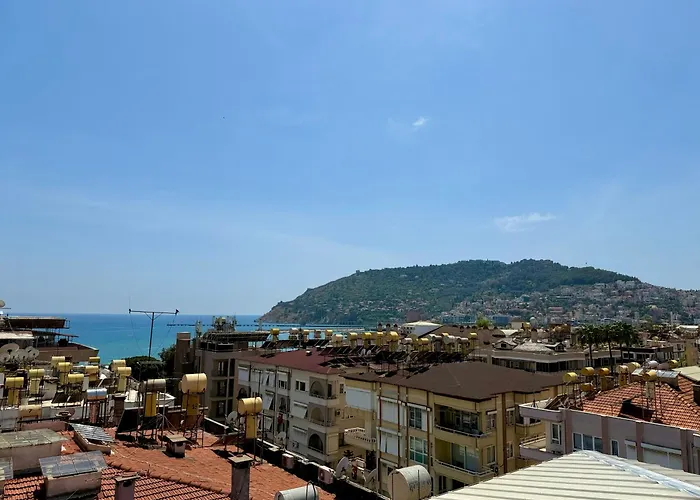 Sa Apartments! Sea View 2bd Flat * 阿拉尼亚