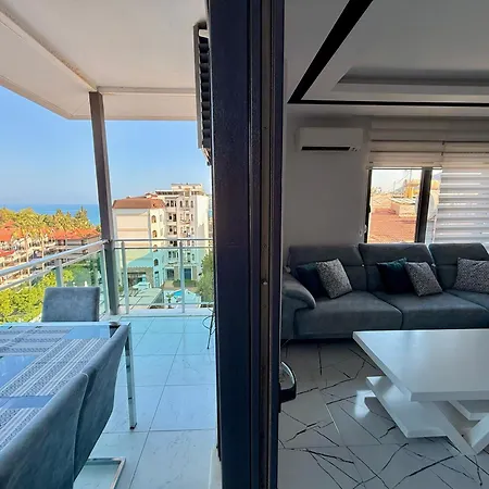 شقة Sa Apartments! Sea View 2bd Flat ألانيا